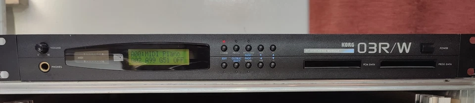 Korg 03R/W Synthesizer- Rack Sound Module