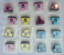 HP 02 Ink Cartridges Expired Lt Magenta, Yellow, Lt Cyan Lot of 17