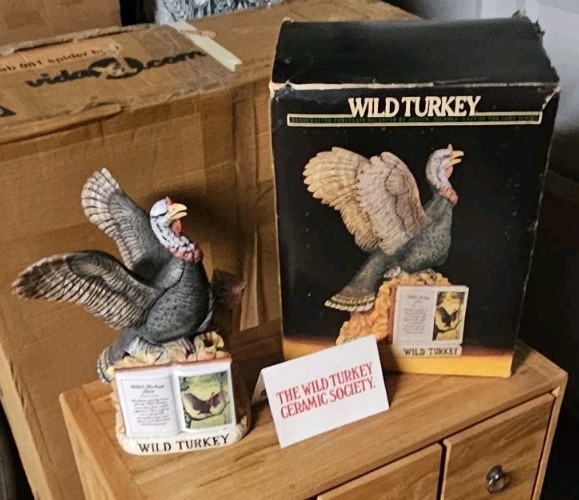 WILD TURKEY Liquor Decanter - 1982 Austin Nichols Lore Series II