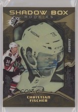2017 SPx Shadow Box Rookies Variant Gold 7/18 Tier 1 Christian Fischer Auto 2d8