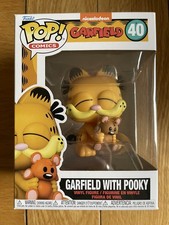 Funko Pop GARFIELD WITH POOKY #40 Comics Nickelodeon NUEVO Vinilo Figura Protector