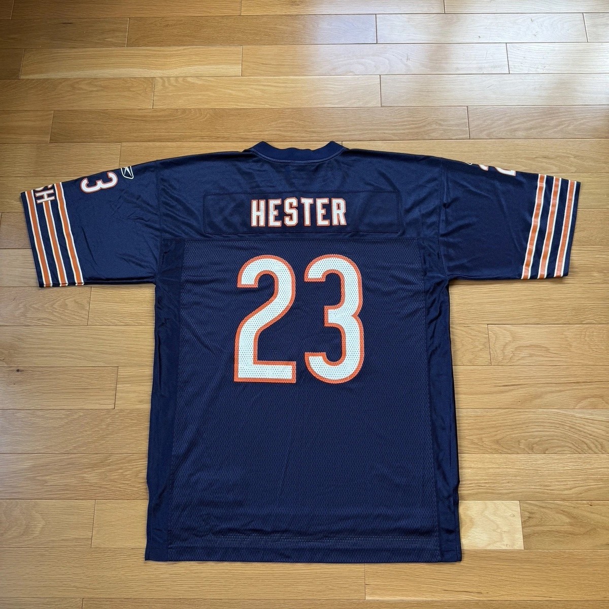 Reebok Chicago Bears Devin Hester Super Bowl XLI NFL Jersey Navy