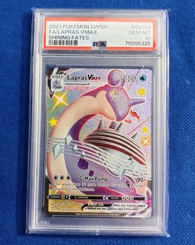 Lapras VMAX graded PSA 10 for sale on eBay