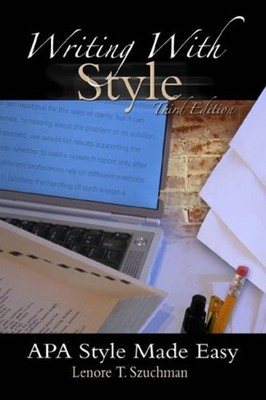 Writing with Style : APA Style Made Easy with InfoTrac Lenore Szu