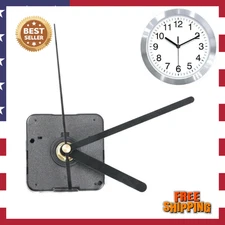 DIY Clock Parts Movement Quartz Mechanism Wall Replacement Repair Tool Hands Kit