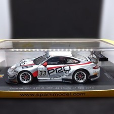 Spark Porsche 911 GT3R 2013 Spa 24 Hours 1/43 SB044 Rare 14Y+ JAPAN