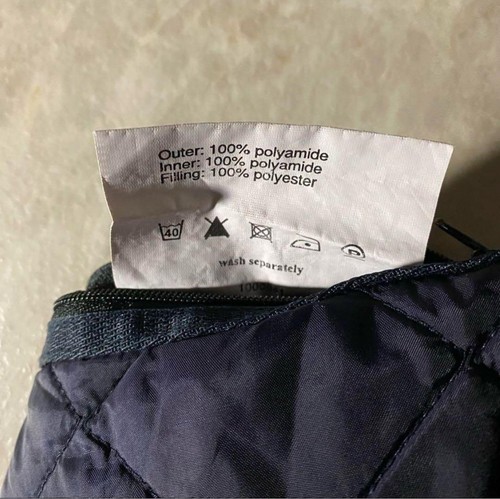 Barbour Steppjacke Herren M Navy Cord Kragen Vintage Warm Oberbekleidung - Bild 15 von 18