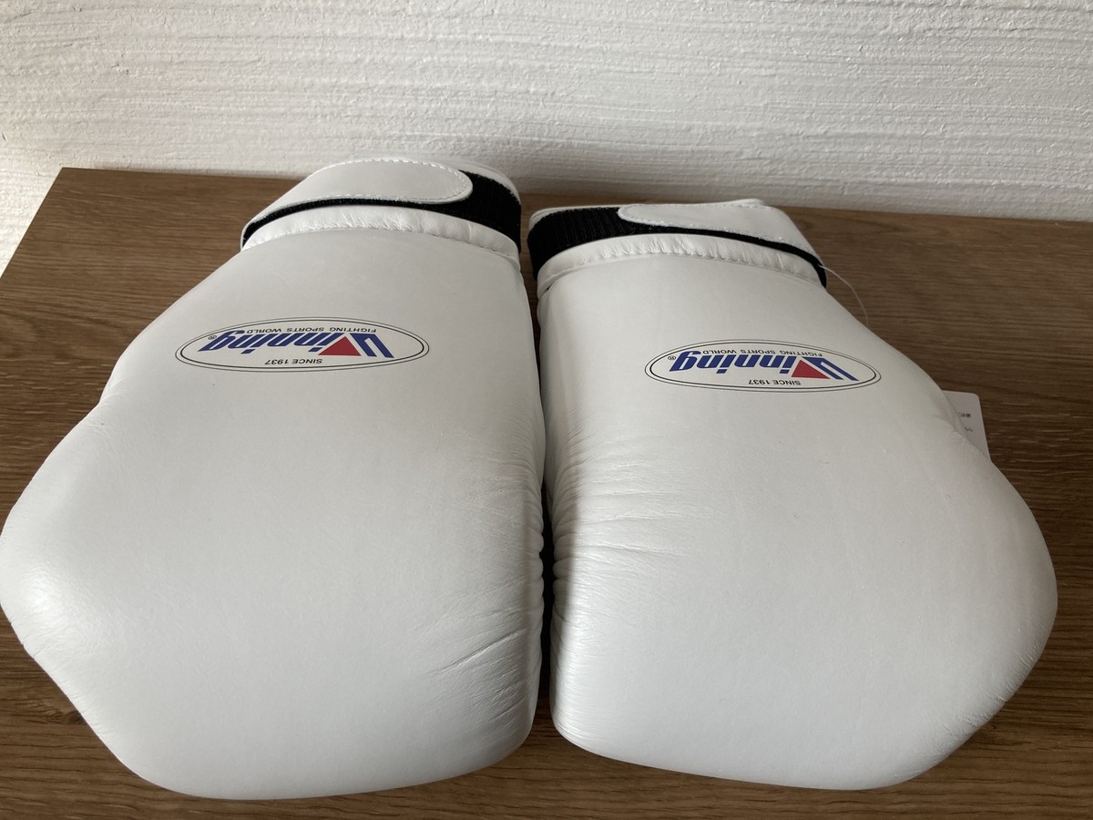 Winning MS-500-B/14オンス/ホワイト Winning Boxing Gloves 14oz MS-500B White Tape Type Professional
