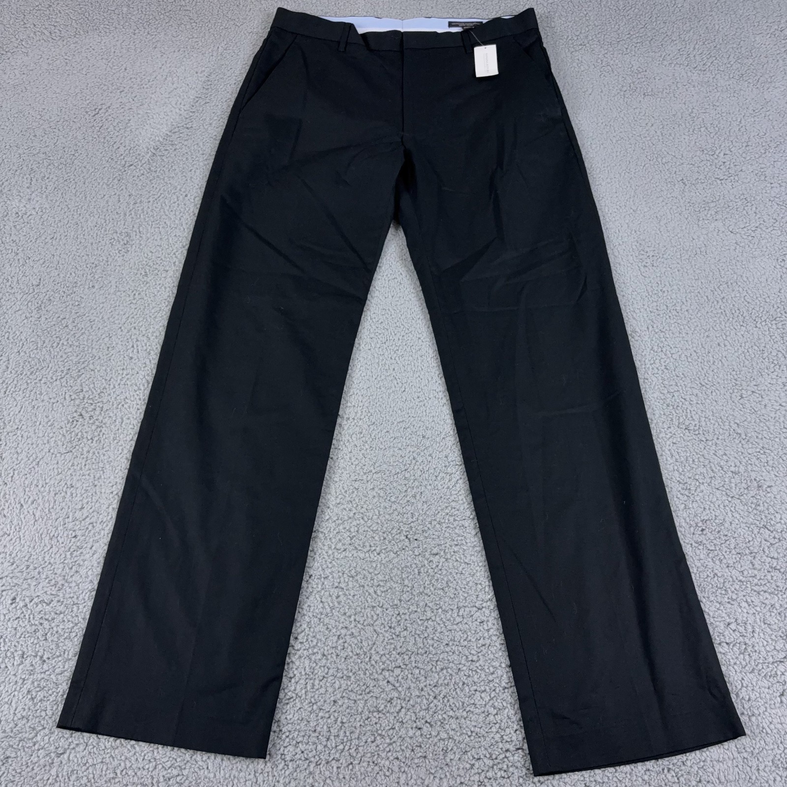 Banana Republic Pants Mens 34x34 Black Dress Chino Preppy Casual NEW Cotton
