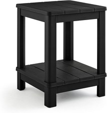 Keter Deluxe Adirondack Side Table - Black 
