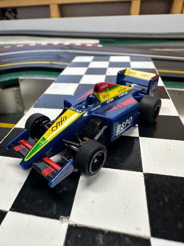 AFX,AURORA,TOMY,TYCO HO SLOT CAR: TOMY SUPER G PLUS, ESPO TEAM INDY CAR