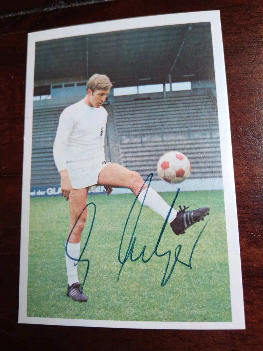 Carte Autographe Originale Rainer Bonhof (Borussia Mönchengladbach) Signée