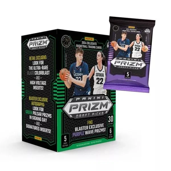 2024 Panini Prizm Collegiate Draft Picks Basketball Trading Card Blaster Box ... - Image 3 of 3