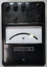 Yokogawa YEW Type 2041 Portable Single Phase Low Power Factor WattMeter 1A/5A