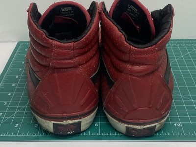 Vans Christian Hosoi Hammerhead Red Leather Sk8-Hi Size 10.5 | eBay