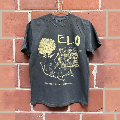 ELO fan art T-Shirt Charcoal  All size