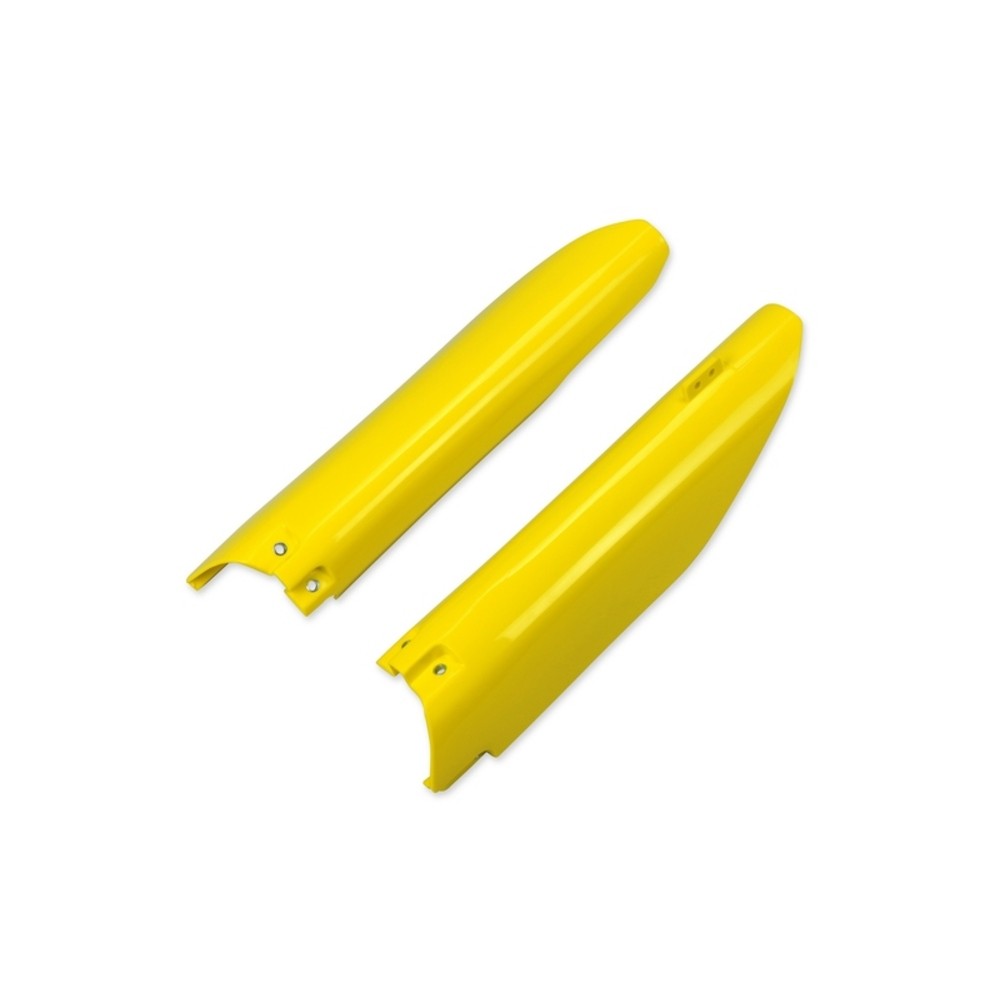 UFO Yellow Fork Guards Fork Protectors for Suzuki RM 125/250 RMZ 07-27, 2 pcs - Image 4