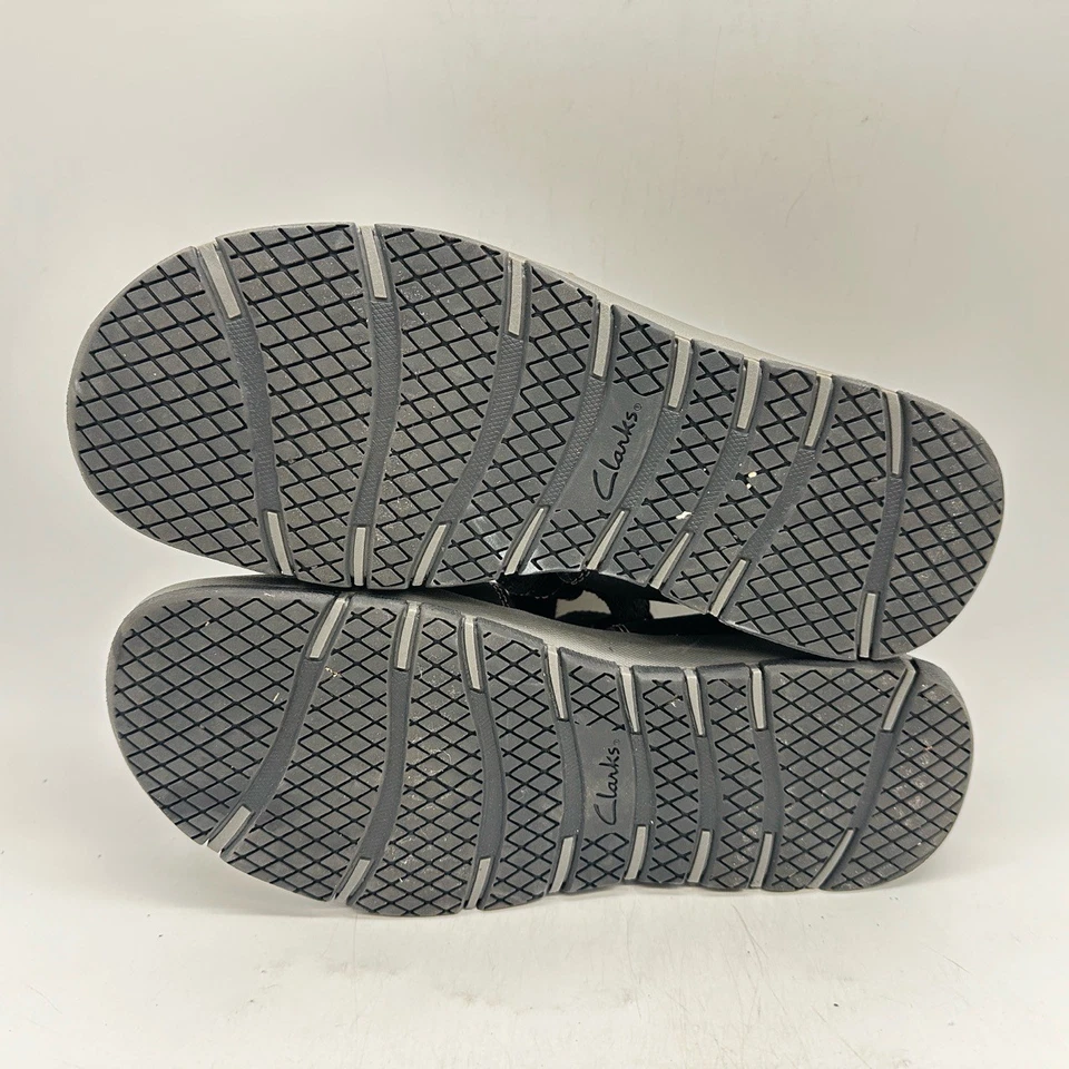 Sandalias Clarks de cuero negras para hombre talla 10 correa ajustable cómodas para caminar Foto 2 de 3