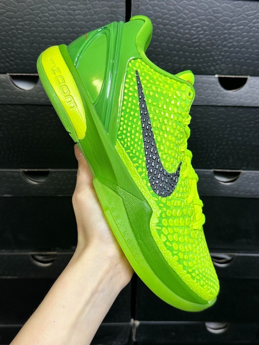 Size 9 - Nike Zoom Kobe 6 Protro Low Grinch for sale online  display picture 2