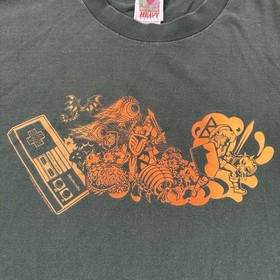 Vintage Zelda T Shirt 2004 Sz L Link Nintendo Green Y2K NES 2000s