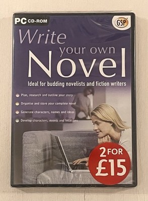 Schreiben Sie Ihren eigenen Roman - (PC CD-ROM) Brandneu & Versiegelt - GSP UK Software