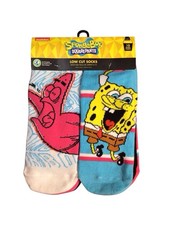 10 NEW Pairs Of Nickelodeon SpongeBob SquarePants Womens Low Cut Socks Size 4-10