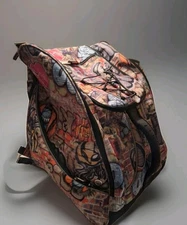 Athalon Everything Travel Bag Backpack Graffiti Street Art  Large 17x16x14
