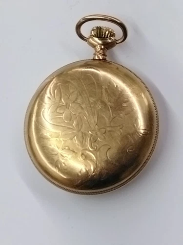 VTG Antique Elgin 15j 16s Model 6 Grade 312 Pocket Watch Running