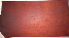 9"x15" DARK BROWN OIL TANNED UTILITY LEATHER COWHIDE avg 1.4mm thick 1999