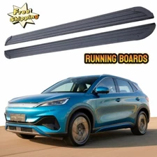 2PCS Running Boards Side Step Nerf Bars Pedals Fits For BYD Atto 3 2022-2024