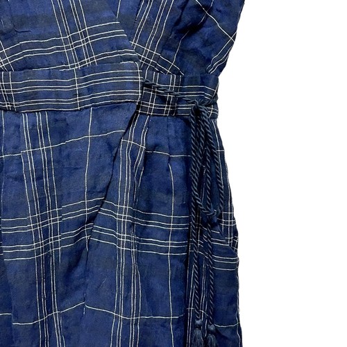 Anthropologie Kate Wrap Front Navy Plaid Romper by Greylin SZ XS NWT - Picture 7 of 11