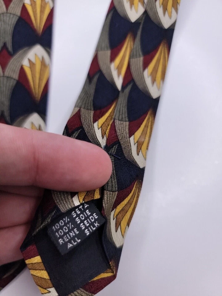 Corbata formal Louis Roth para hombre 58"Lx4"W corbata multicolor  Foto 4 de 4