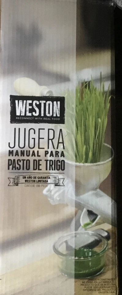 Weston Wheatgrass Juicer Manual Hand Crank Extraction Heavy-Duty  36-3701-W - Image 3 of 4