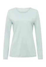 Hanro 6491 Loungy Nights Long Sleeve Tee - Skylight - Size L
