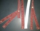 Civil War Suspenders MAROON GREEN Cotton Hand sewn UNION CONFEDERATE  — photo 2
