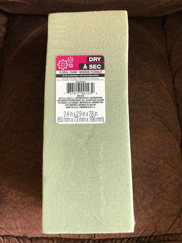Green Floral Foam Blocks Flower Arrangements ~2.45" x 2.9" x 7.8 in