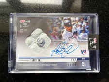 On-Card Auto Base Relic  /99 Fernando Tatis Jr. MLB TOPPS NOW Card 16A-SSSP's 