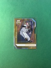 2021 Panini Elite Extra Edition Status Gold Die-Cut #/10 Steven Hajjar #61 Twins