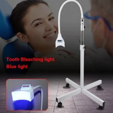 Dental Mobile Teeth Whitening Machine Lamp Tooth Bleaching LED Light w/ 2 Goggle