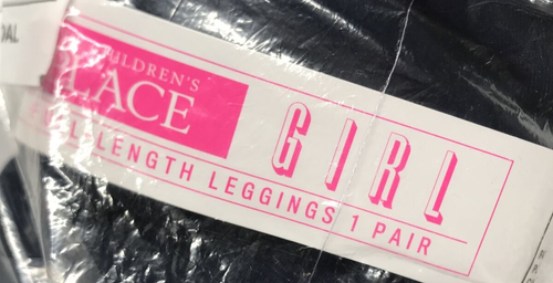 Childrens Place Size L 10/12 Blue Girls Full Length Leggings New With Tags - Picture 2 of 6