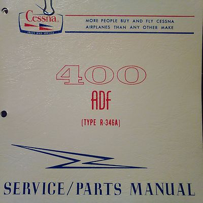 Cessna ARC R-346A ADF Install, Service & Parts manual aka CC-407A