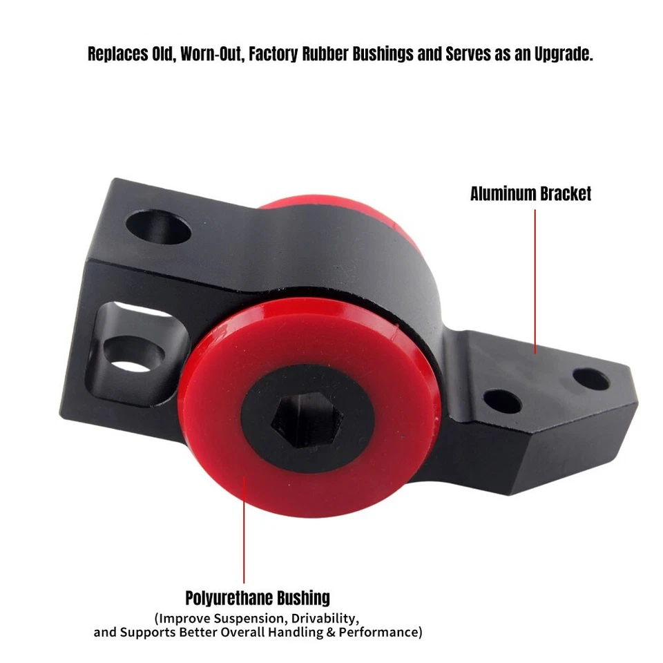 Suporte de braço de controle inferior dianteiro + bucha para VW Golf Jetta Beetle Eos Audi A3 - Imagem 4 de 4