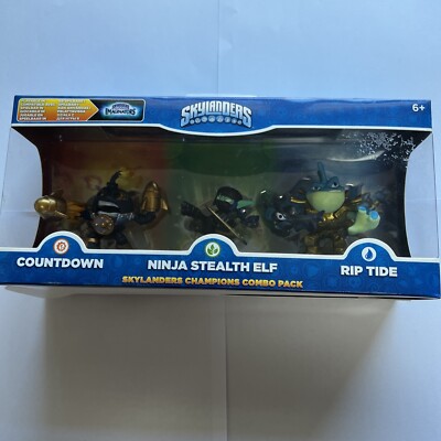 Sylanders Champions Combo Pack V2 - Countdown & Stealth Elf & Rip Tide Neu OVP