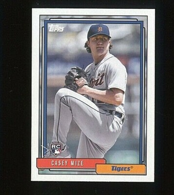 m.y.t★ 2021 TOPPS UPDATE 1992 REDUX #T92-20 CASEY MIZE ROOKIE RC DETROIT