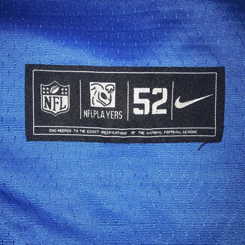 Nike On Field Andrew Luck Colts Alt Away Jersey Size 52 Stitched - Picture 5 of 7