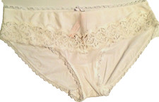 Victorias Secret Body by Victoria White Shine  Lace Bikini Panty Size S Bridal