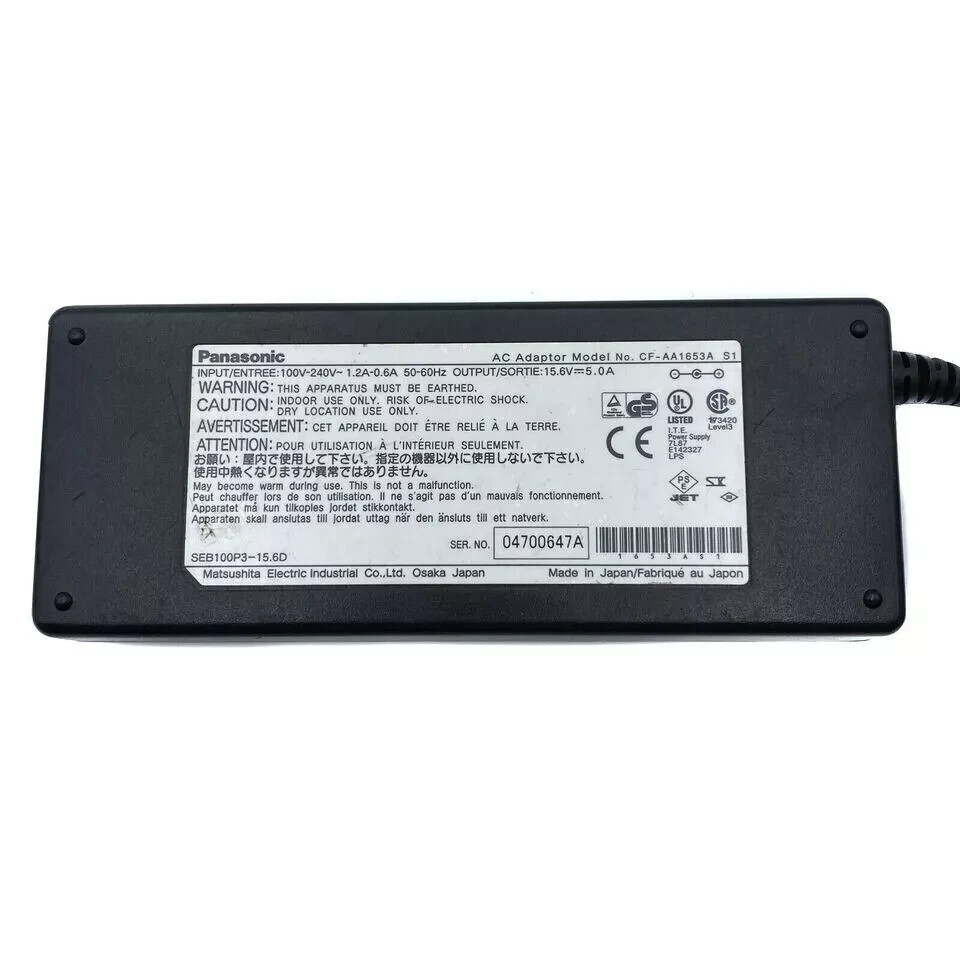 Chargeur 19.5V 4.5A Pour Panasonic Toughbook CF-19, CF-52, CF-29 - Adaptateur Universel