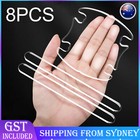8PCS Clear Car Door Handle Bowl Sticker Anti-scratch Protector Film Accessories