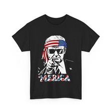 Donald Trump Shirt, Merica Trump American Flag 4th of July T-shirt