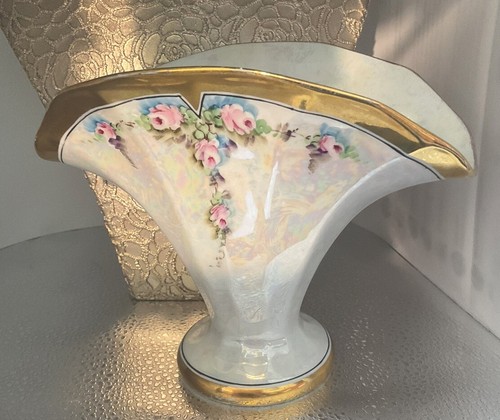 Schöne Fan Top Vase signiert Jorgensen. - Bild 4 von 4